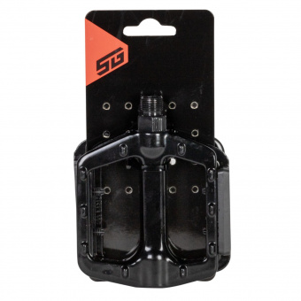 Педали STG FP-925, платформа, алюм, ось 9/16", насып. Подшип. Черные