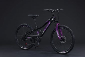 Велосипед скоростной BLACK WASP (M) REGY 24 7s BLACK VIOLET
