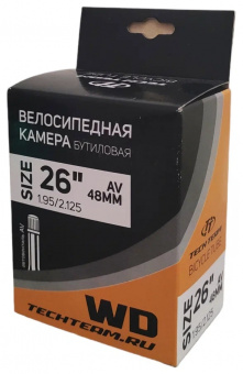Камера велосипедная WD 26" x 1.95"/2.125" автониппель SCHRADER 48 мм