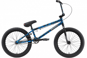 Велосипед трюковой BMX TT Grasshoper 20" сине-черный / Blue-black