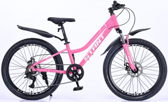 Велосипед скоростной (М) 24" STANT MD450 12", 6 ск, АЛЮМИНИЙ розовый