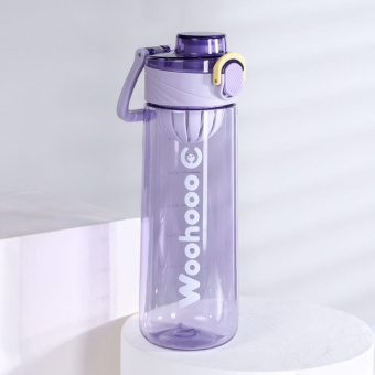 Бутылка для воды 780 ml Вуухууу-Woohooo / Пищевой PP / уп 60 / Сиреневый
