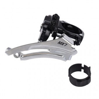 MTB, Переключатель передний SENTYEH MX 7 FD, 3х7 скоростей, емкость 20Т, вес 148гр