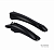 Крылья для велосипеда для колёс на 24-26". COMIRON Splash. комплект 2 шт. Цвет: Черный.