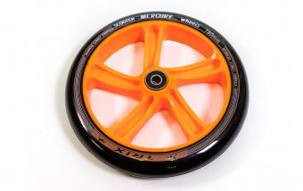 Колесо - 180 мм, для самокатов, с подшипниками ABEC 9, оранжевое 180 мм(orange)		