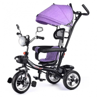 Велосипед трехколесный детский 3-х колесный ROCKET /  фиолетовый
