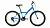 Велосипед Forward Dakota 1.0 24" V рама 13"  Голубой / Ярко-зеленый