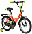 Велосипед Novatrack 163 Vector, диаметр колеса 16" оранжевый