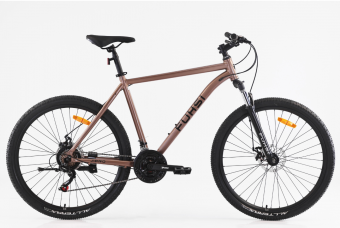 Велосипед (М) скоростной Time Try Fushi 27.5" 21s рама 19" Алюминий цвет золотой