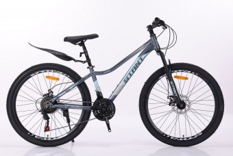 Велосипед скоростной (М) 26" STANT MD6100 рама 14" сталь, 21 ск,  Серый