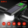 Фонарь передний COMIRON "SUN2" корпус ABS IPX4 свет T6 350lm аккум 2000 mAh USB сигнал 120Дб влагоза Фонарь передний COMIRON "SUN2" корпус ABS IPX4 свет T6 350lm аккум 2000 mAh USB сигнал 120Дб влагоза