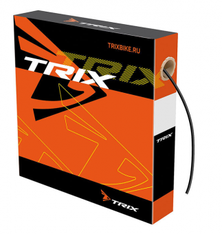 Рубашка троса тормоза TRIX ,ø 5 мм, черная, коробка 50м.Цена за 1 метр