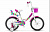 Велосипед детский с доп колесами Stels Echo 16" V020 ( 9,5 белый/розовый) 