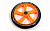 Колесо - 180 мм, для самокатов, с подшипниками ABEC 9, оранжевое 180 мм(orange)		
