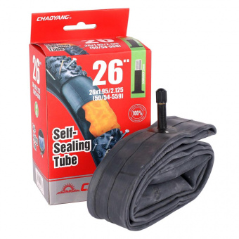 Камера велосипедная антипрокольная CHAOYANG 26×1.95/2.125 AV33MM SEALANT