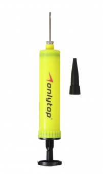 Насос для мячей ONLYTOP, 15 см, 2 насадки, цвет МИКС