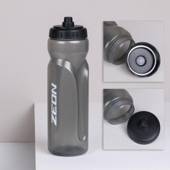 Бутылка для воды ZEON / WB105 / Пищевой PE / 750ML / Серый 