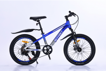 Велосипед скоростной (M) 20" STANT MD2500 10", 7 ск, АЛЮМИНИЙ синий