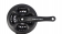 Шатун KRYPTON GTR-SP3025P, 170mm, 24/34/42T, с защитой, PL+ST, квадрат, черный