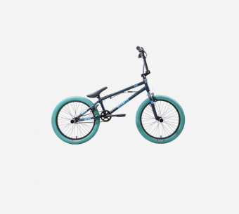 Велосипед трюковой (М) BMX 20" Stark Madness 2 рама 20.5" (темно-еловый/голубой)