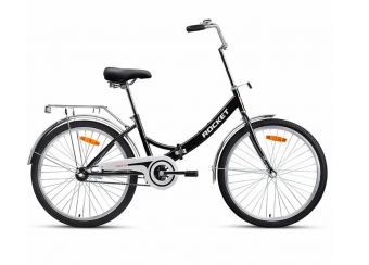 Велосипед 24" Rocket City Fold 24, цвет черный, размер 16"