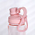 Бутылка для воды 650 ml Вуухууу-Woohooo / Пищевой PP / уп 80 / Розовый