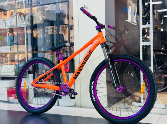 Велосипед трюковой MTB (М)  26" Mingdi 26MD-854 1S рама 13.5 алюминий 13кг Оранжевый 