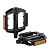 Педаль MTB HONGDING HD-902, 9/16 резьба, ALU корпус, сталь. подшипник, 108х95мм, с рефлектором, 2S о