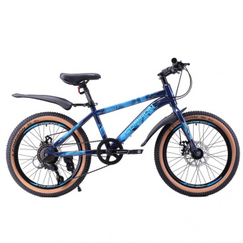 Велосипед скоростной (M) 20" рама 12" 7sp GT2007 TNHF COMIRON REBEL, жёсткая вилка, морской хаки