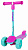 Трехколесный самокат Tech Team Lambo Celadon Pink  / Бирюзово-розовый