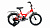 Велосипед Altair Kids 16" красный/серебристый