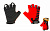 Перчатки TRIX Nw муж. M коротк. пальцы, гель, дышащая лайкра/искусств. замша, красные