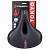 Седло велосипедное комфортное COMIRON TOKYO C012 265x220, EMORY FOAM, черный-красный