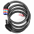 Замок для велосипеда,.кодовый - 8*1000мм, черный тросик, Vinca Sport