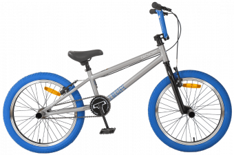 Велосипед трюковой BMX Tech Team Goof 20"  серо-синий