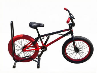 Велосипед трюковой BMX Hot Wolf  20"  цвет черно-красный