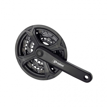 Шатуны-система Prowheel, 3ск., 22/32/42 зуб., 1/2"х3/32",сталь с защитой; шатуны 170мм, алюминий, ре