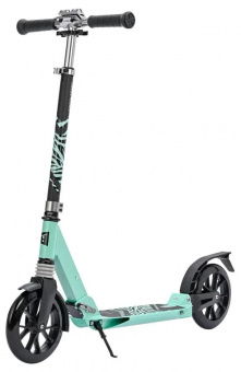 Самокат городской Tech Team City Scooter 200мм  Sea Blue / Изумрудный