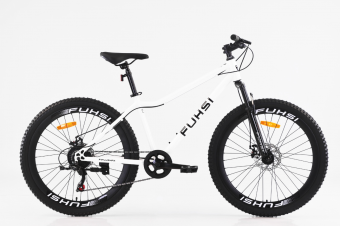 Велосипед скоростной Time Try Fushi 26" FU660 8s рама 16 ; Сталь  Белый