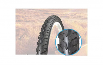 Покрышка TRIX 24"х 2.10 (56-507) TXBM-022, горная высокая, черная 