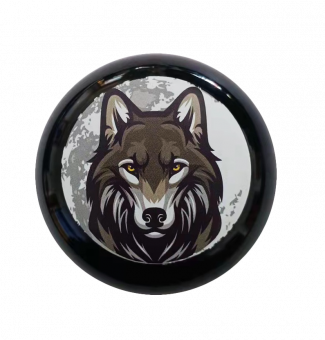 Звонок для велосипеда 54мм "волк" YL 54 wolf