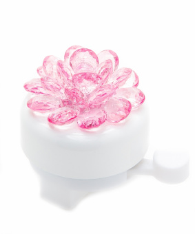 Звонок для велосипеда "Цветок розовый" YL 12 pink