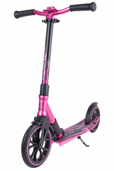 Самокат Городской Tech Team Comfort  230R, 230/200 мм черно-розовый/Black-pink
