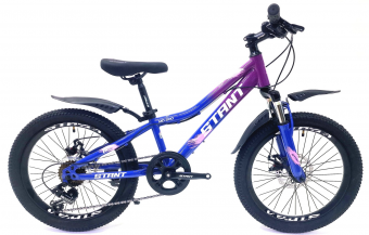 Велосипед скоростной (М) 20" STANT MD200 10", 6 скоростей, сине-фиолетовый