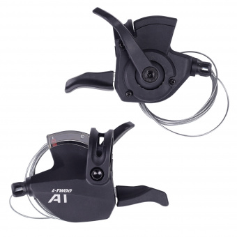 MTB, Шифтер левый, L-TWOO A1, 3 скорости, 2:1-shimano совместим, материал: композит, трос перекл. 18