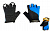 Перчатки TRIX Nw муж. XL коротк. пальцы, гель, дышащая лайкра/искусств. замша, черно-синие