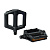 Педаль KIDS HONGDING HD-668, 1/2 резьба, PP корпус, 2DU подшипник, 94х85мм, с рефлектором, 4S ось, b