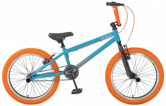 Велосипед Tech Team BMX TT GOOF 20" рама 18,7" Бирюзово-оранжевый