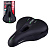 Седло велосипедное комфортное COMIRON YALTA C036 255x190, Технологии: ED, Чёрный+Зелёный