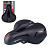 Седло велосипедное комфортное COMIRON BERN N669A 255x210 Цвет: Чёрный+Красный